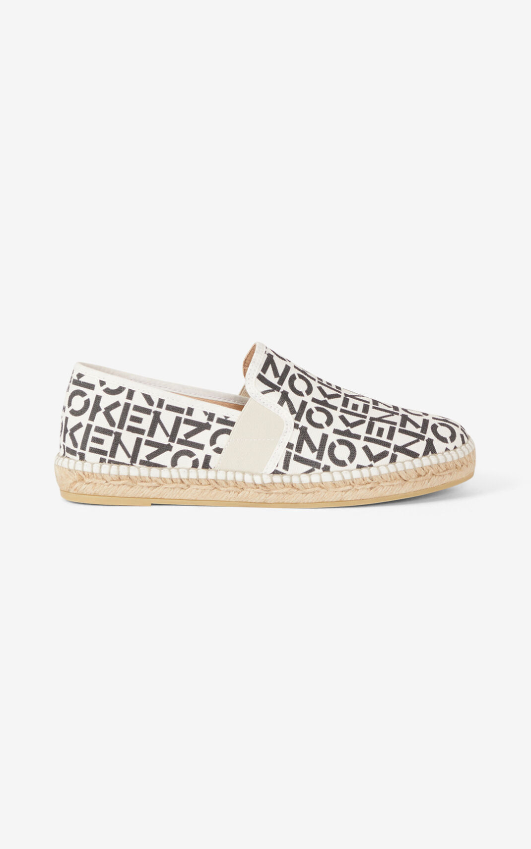 Kenzo Sport elasticated monogram Espadrilles Női Szürke | ID.784981